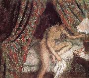 Edgar Degas Go to bed Spain oil painting artist